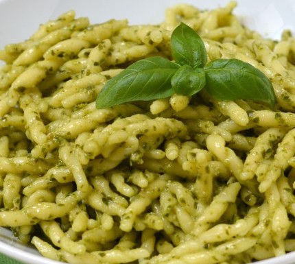 Trofie al pesto fresco
