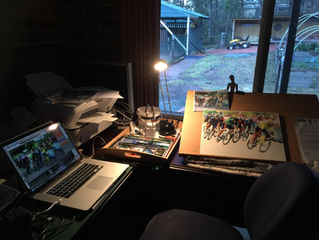 Still painting Le Tour!