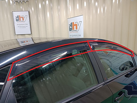 Door Visors Toyota Prius 2011 ZVW30 | hy2japan
