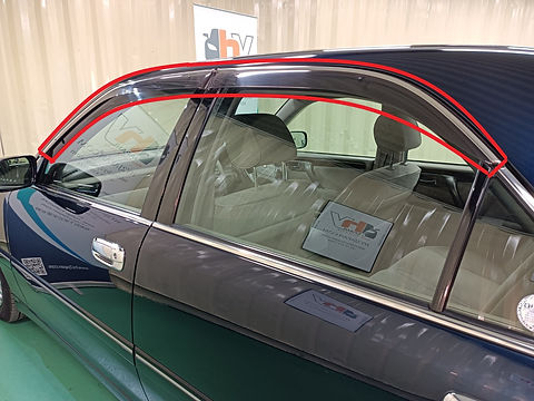 Door Visors Toyota Crown Majesta 2002 JZS171 | hy2japan