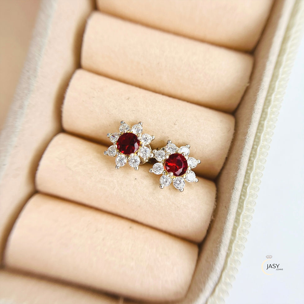 Caravanas Florecitas