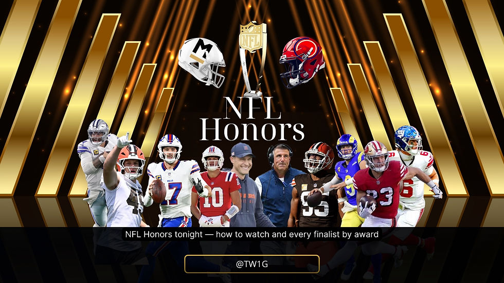 NFL Honors 2026