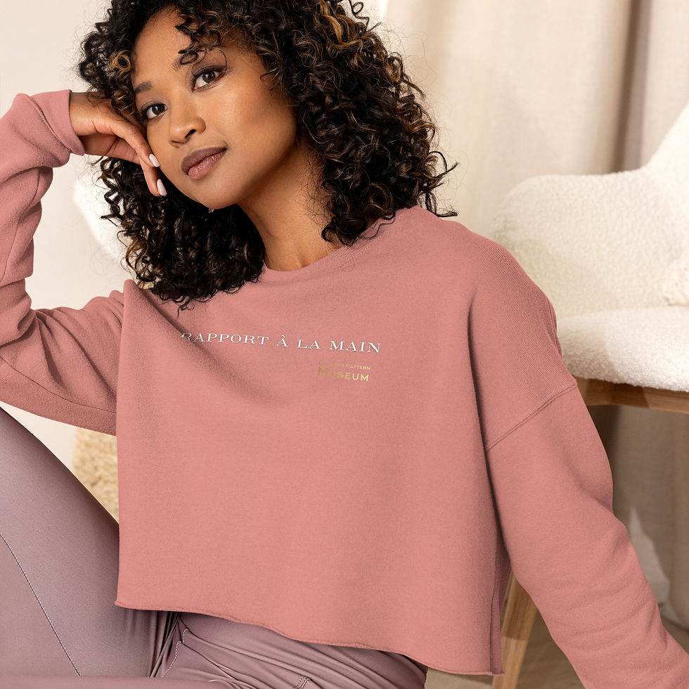 Thumbnail: Rapport à la Main Crop Sweatshirt