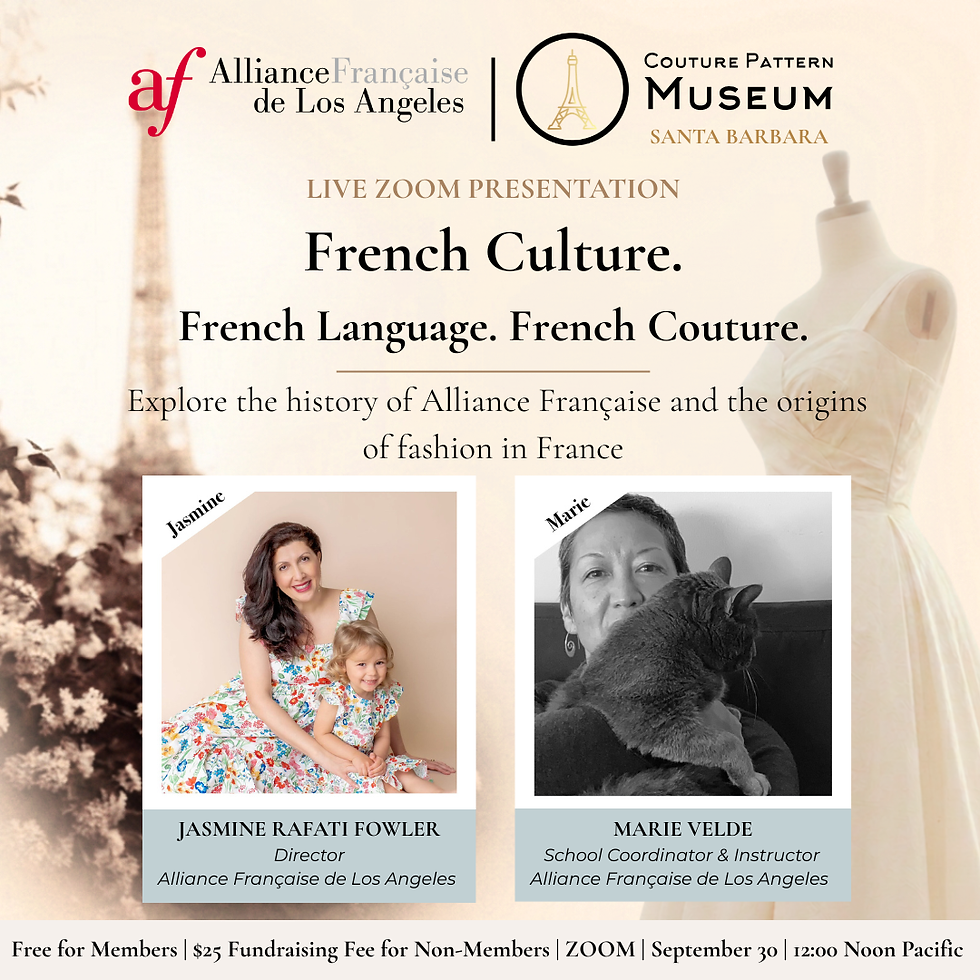 French Culture. French Language. French Couture.