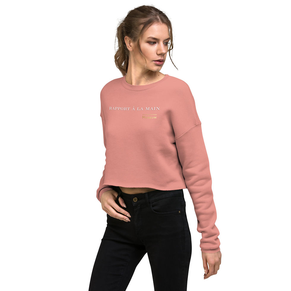 Thumbnail: Rapport à la Main Crop Sweatshirt