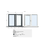Thumbnail: 1200w x 1065h: Side Right Opening Window