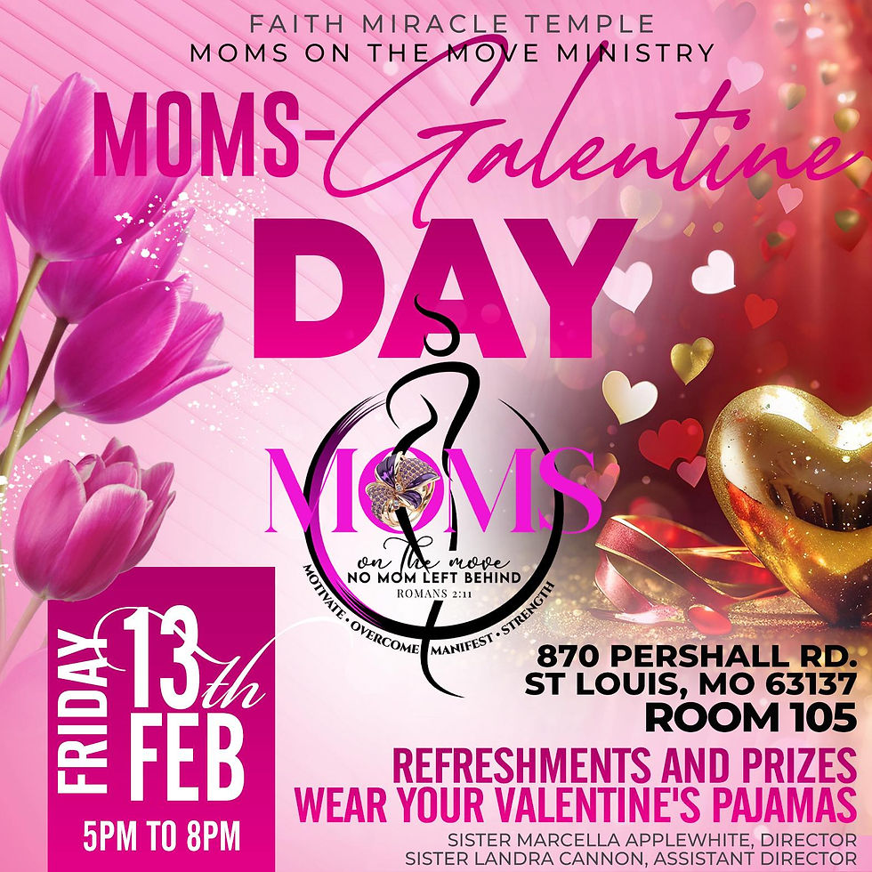 Moms on the Move Ministry Galentine Day Gathering 