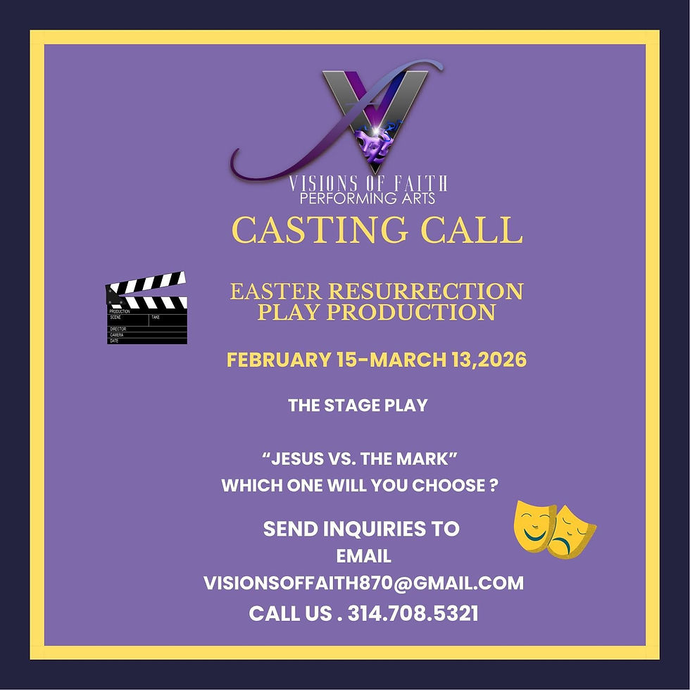 Casting Call Easter Resurrection Play Production 