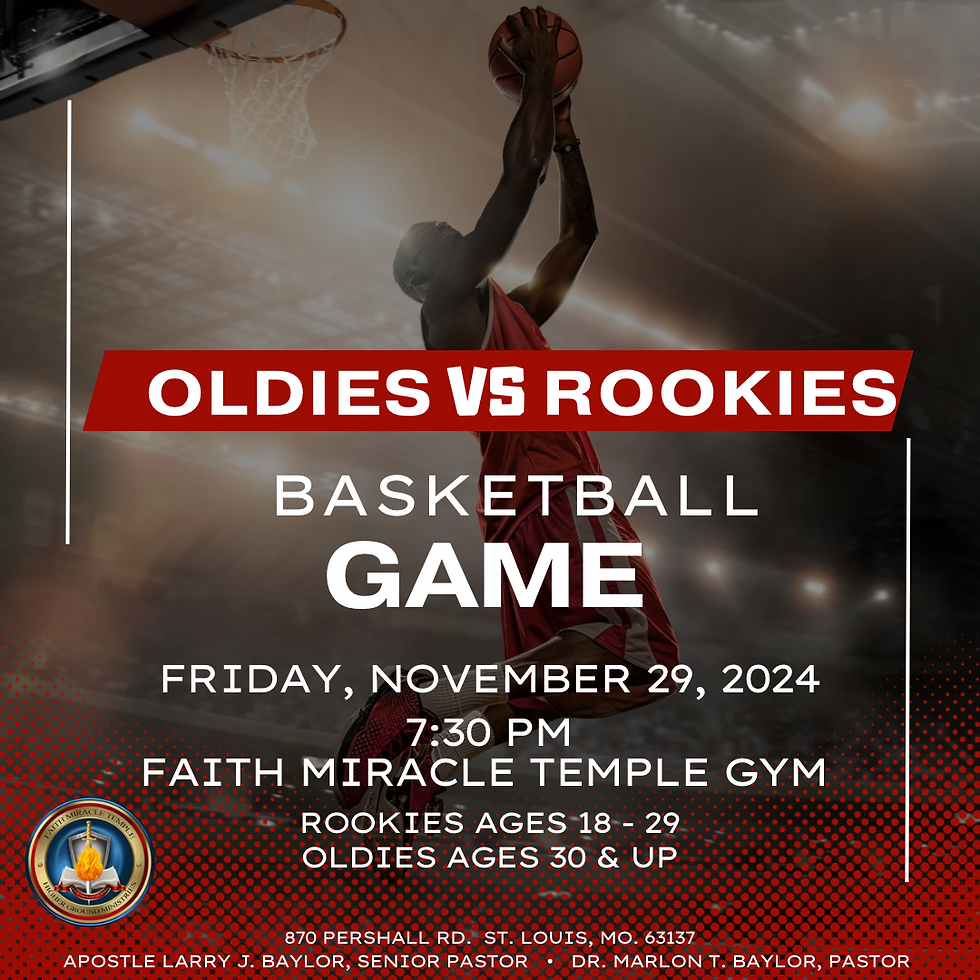 Oldies VS Rookies Basketball Game