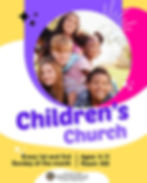 Children's Church (Every 1st and 3rd Sunday)