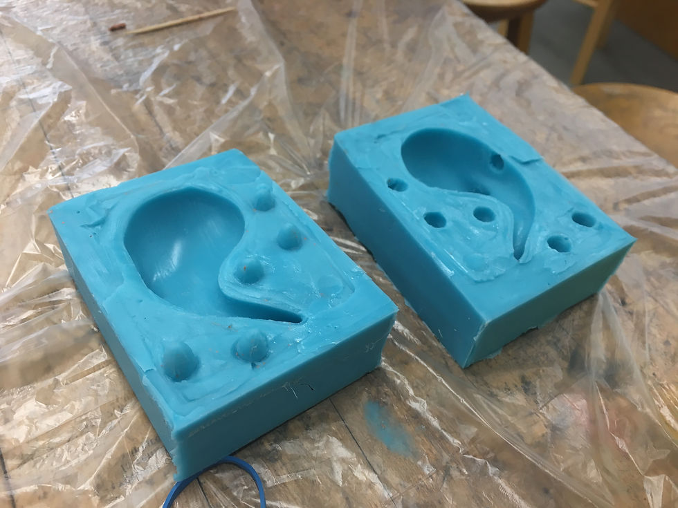 completed silicone mold