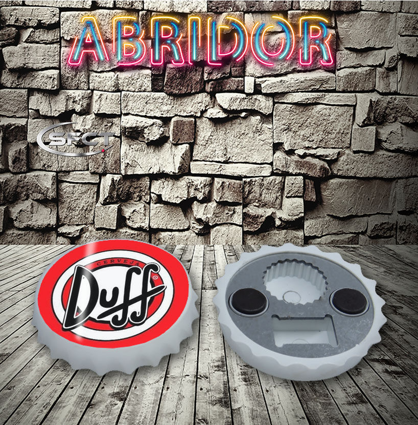 Miniatura: abridor de garrafa modelo tampa polimero