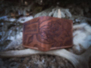 Nutty Squirrel Full Tooled Billfold