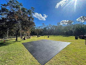 Sleek event flooring enhancing venue ambiance