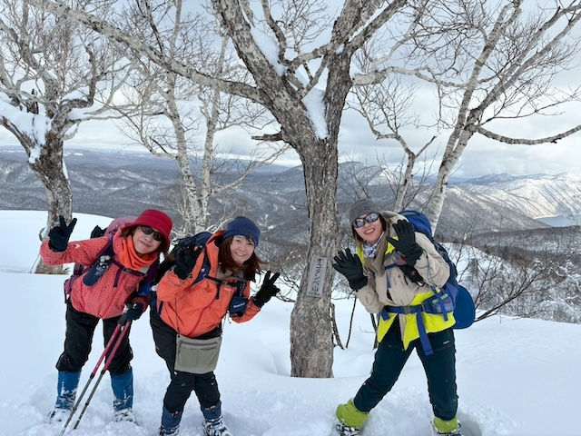 オコタンペ山　ふわふわの雪と絶景