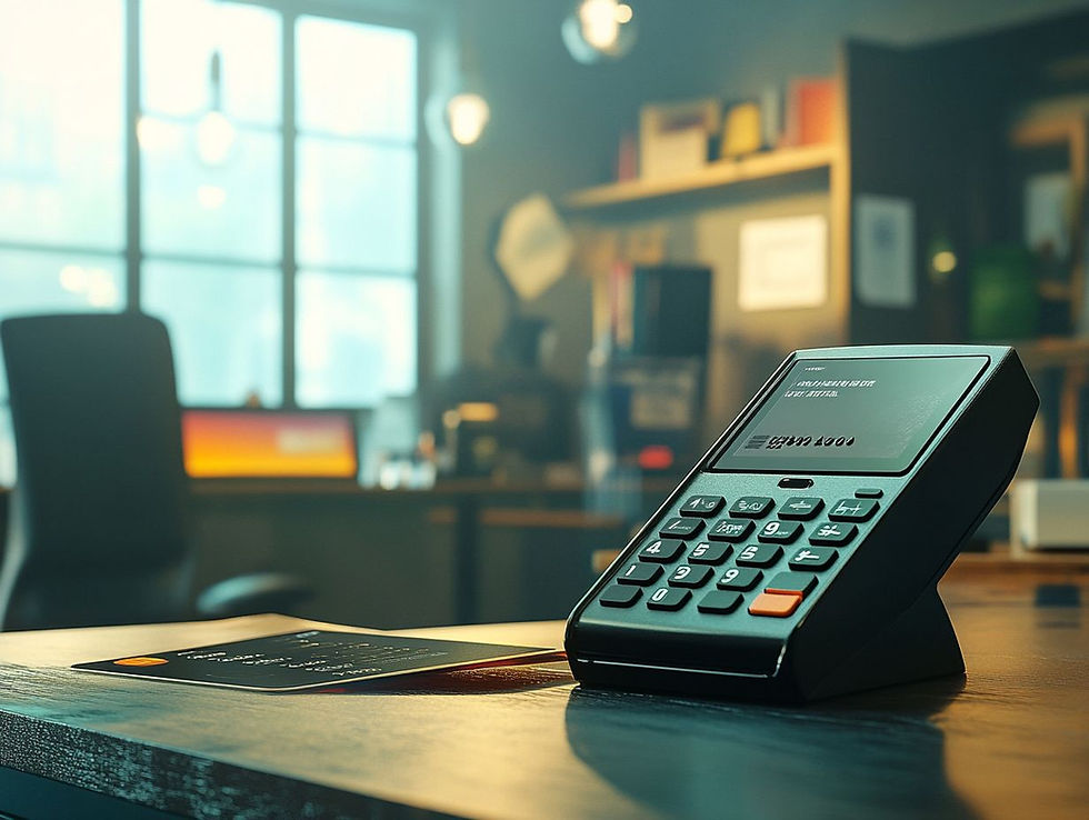 Payment processing terminal in a bail bond agent's office