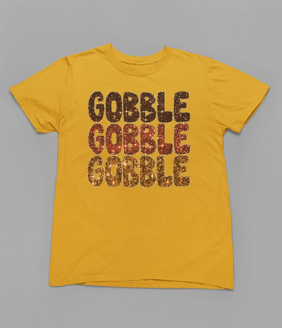 Thumbnail: Gobble Faux Sequin T-shirt