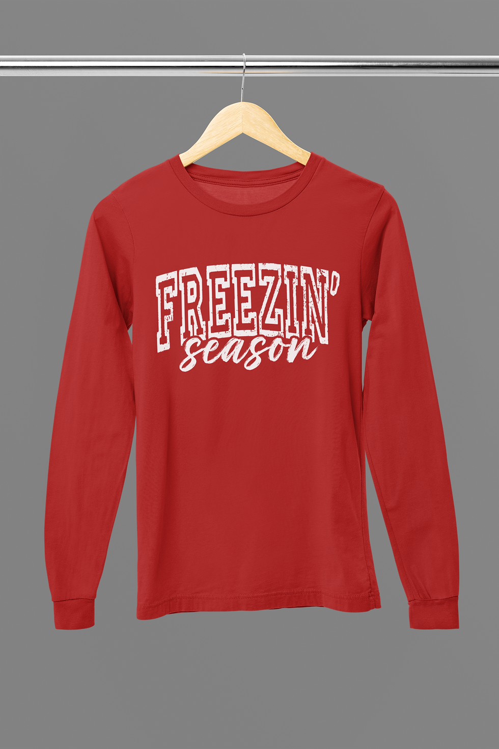 Thumbnail: Freezin' Season Long Sleeve Tshirt or Sweatshirt