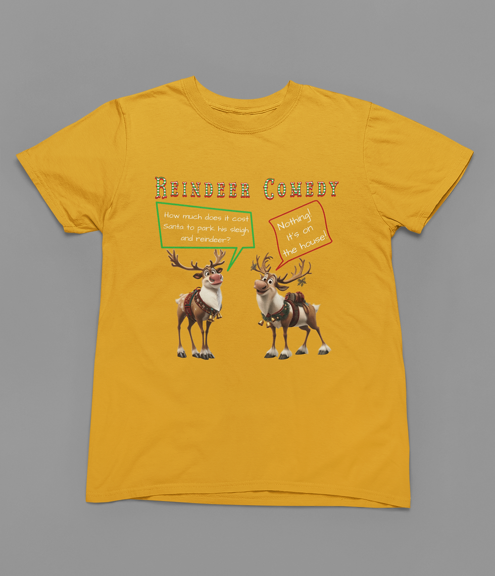 Thumbnail: Reindeer Comedy Tshirt or Sweatshirt