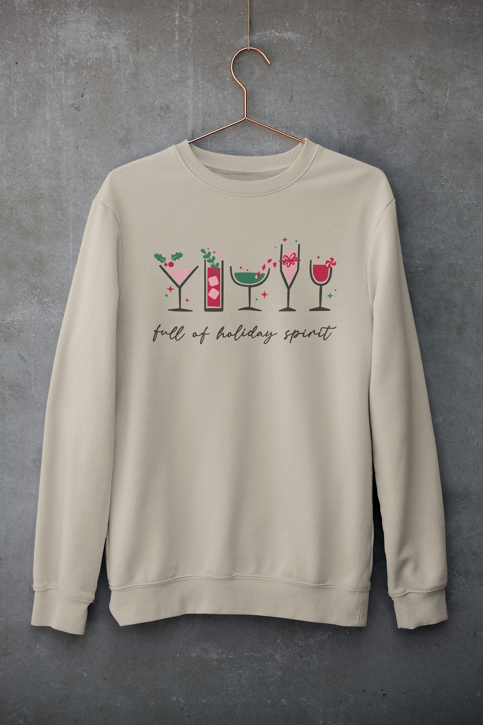 Thumbnail: Full Of Holiday Spirit Tshirt or Sweatshirt