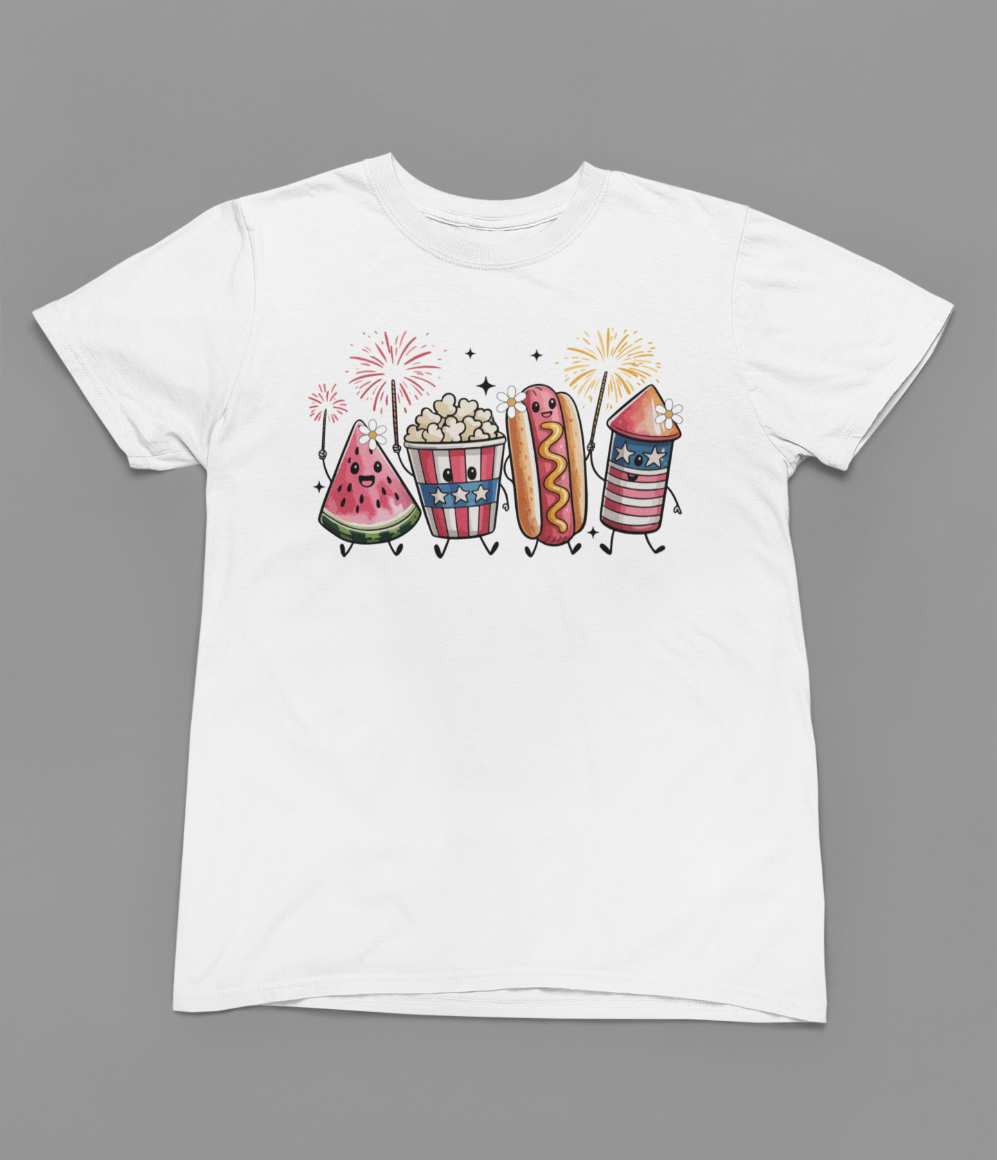 Fourth Of July Food Tshirt
