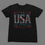 Thumbnail: Floral Faux Embroidery USA Tshirt
