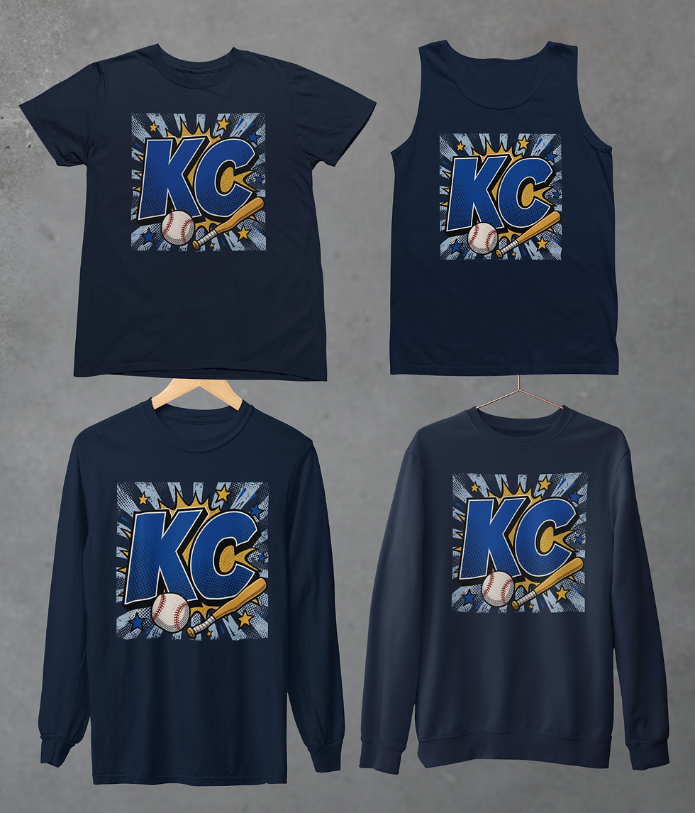Thumbnail: Kapow KC Tank, Tshirt or Sweatshirt