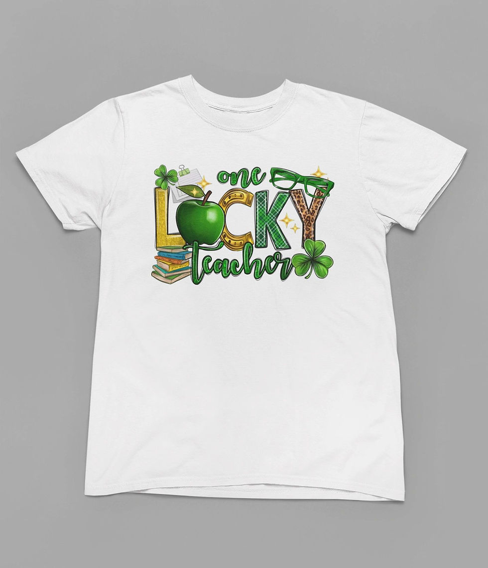 Thumbnail: One Lucky Teacher Tshirt