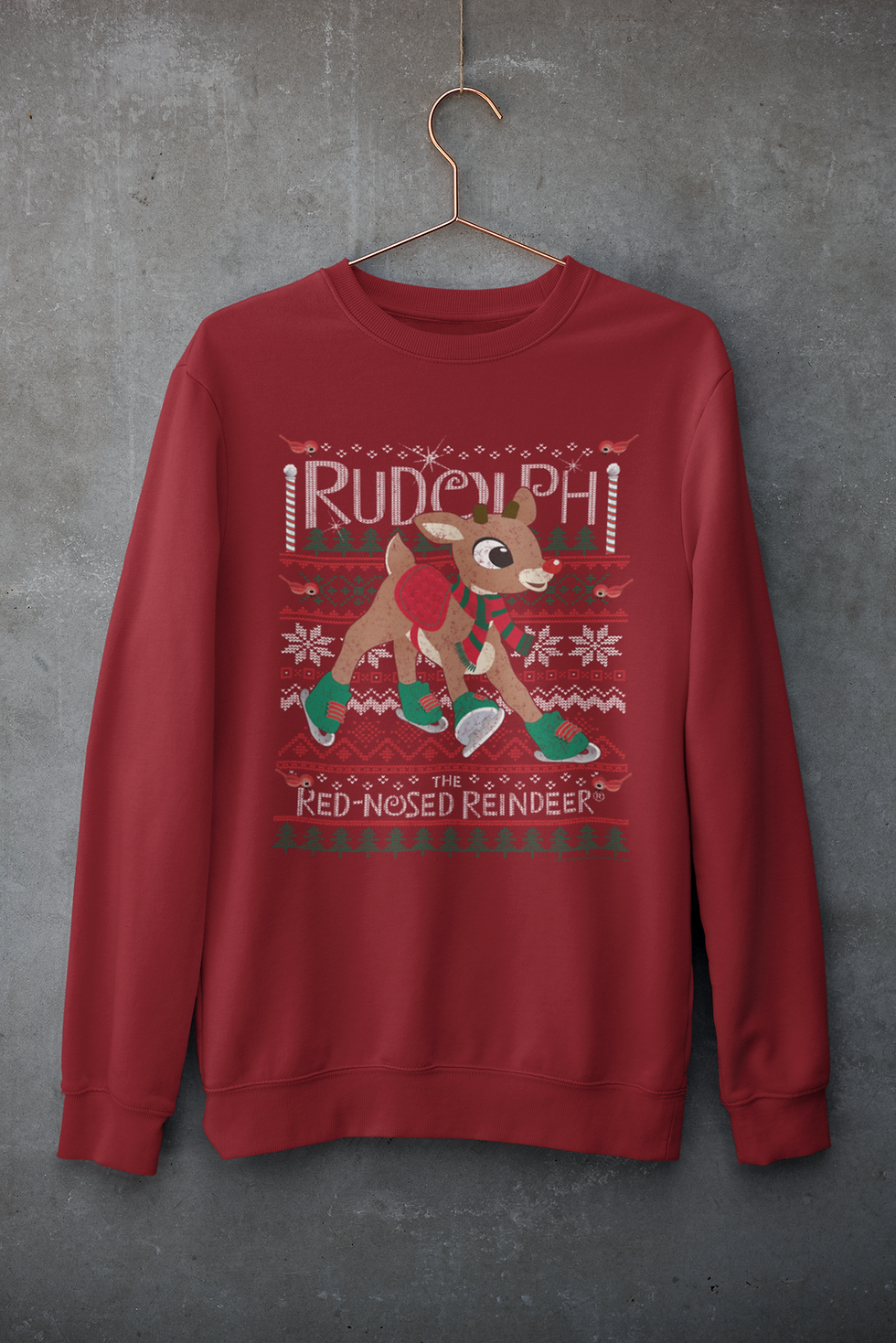 Thumbnail: Rudolph Christmas Sweater Tshirt or Sweatshirt