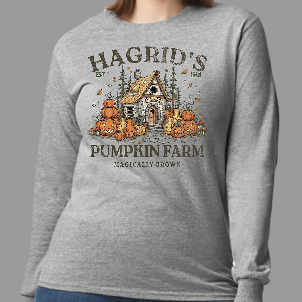 Thumbnail: Hagrid's Pumpkin Farm Long Sleeve Tshirt or Sweatshirt