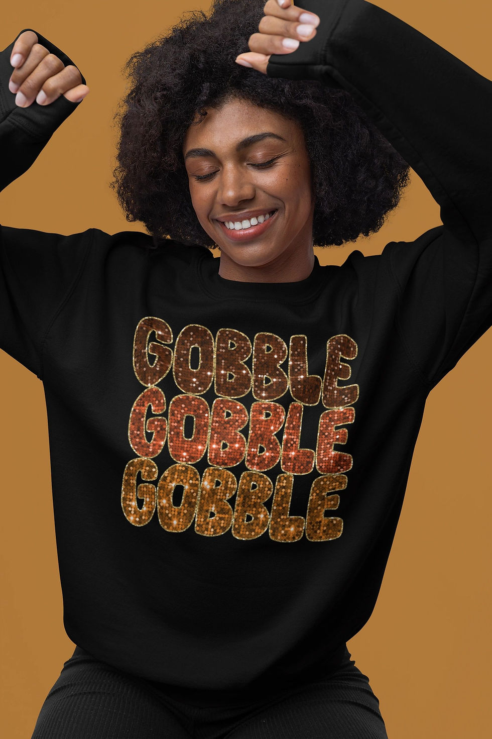 Thumbnail: Gobble Faux Sequin Sweatshirt