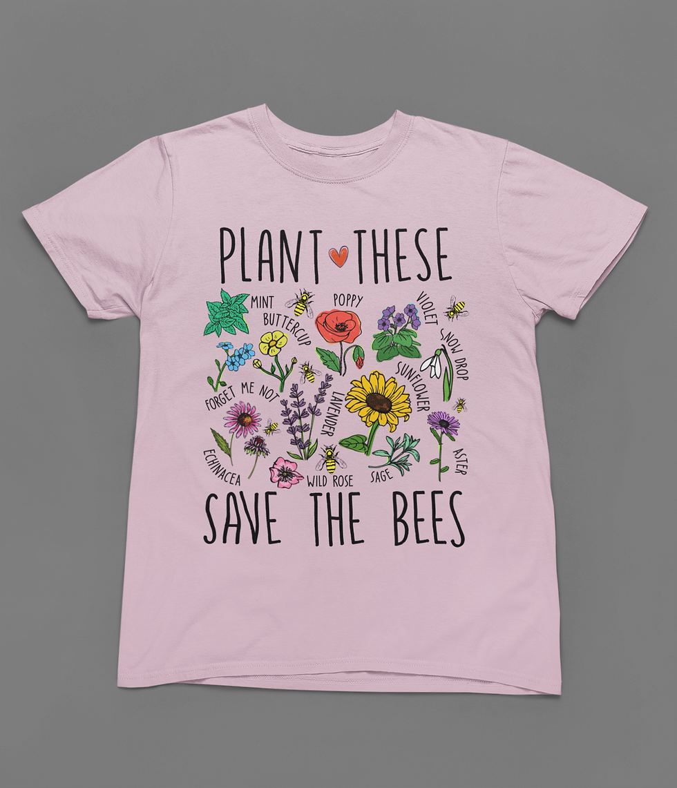 Thumbnail: Plant These Save The Bees Tshirt