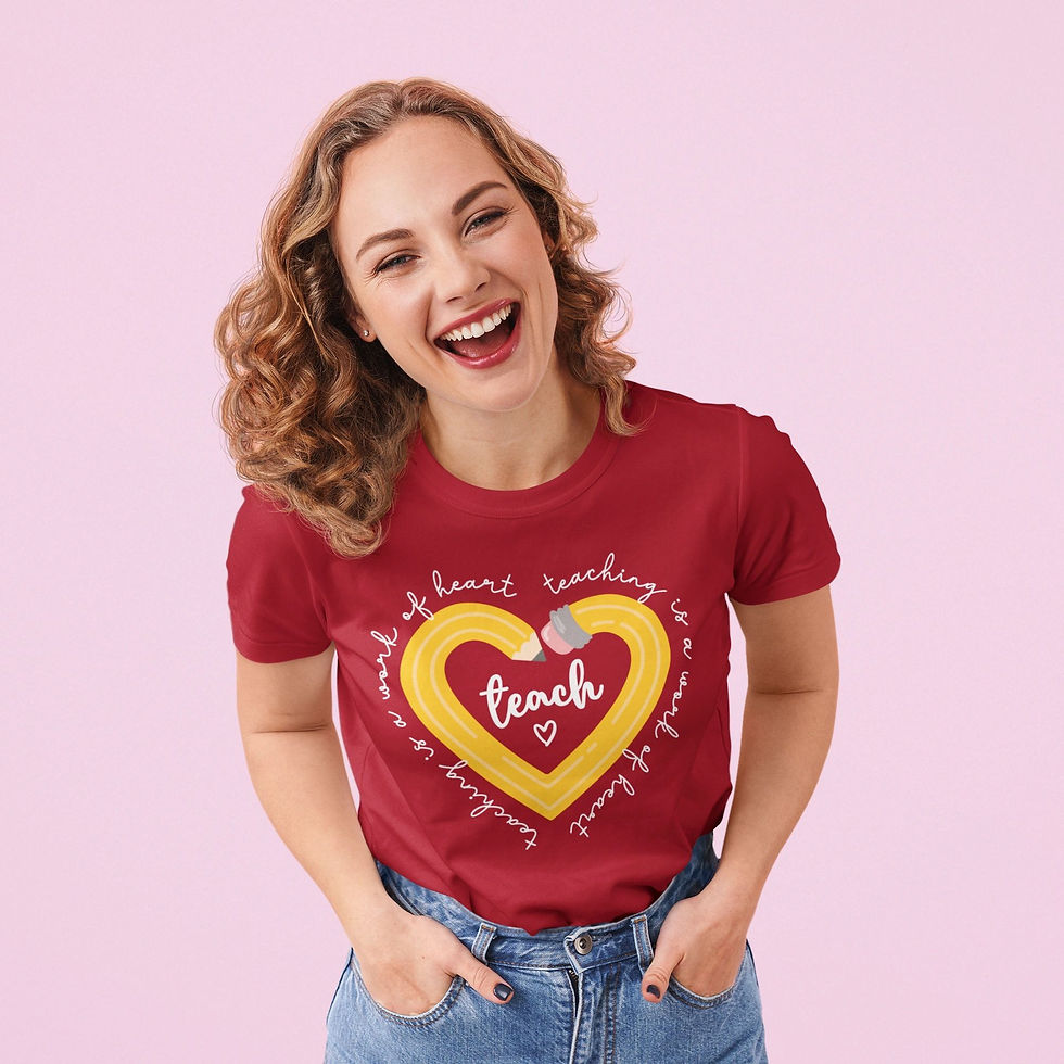 Thumbnail: Teaching Is A Work Of Heart Tshirt