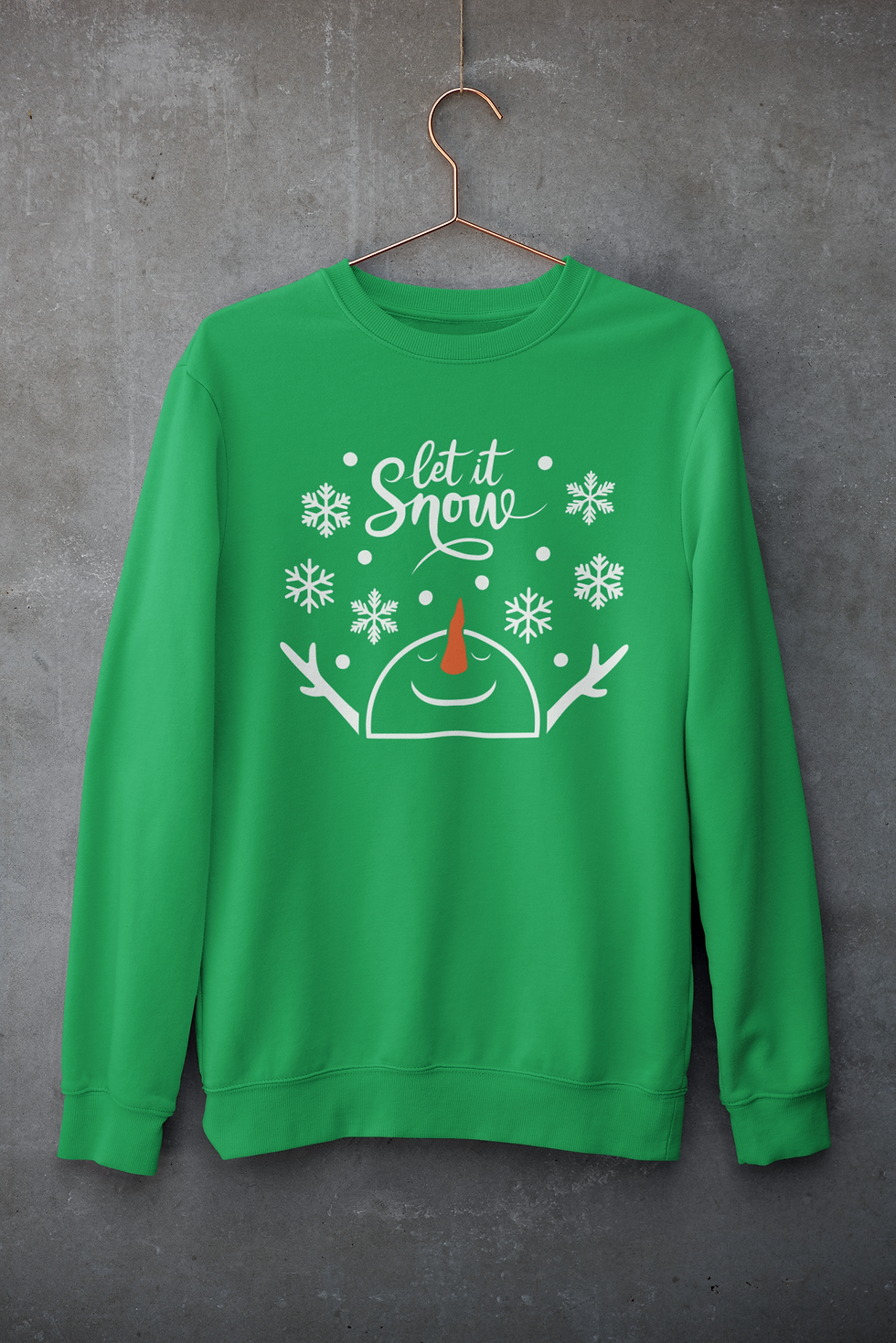 Thumbnail: Let It Snow Long Sleeve Tshirt or Sweatshirt