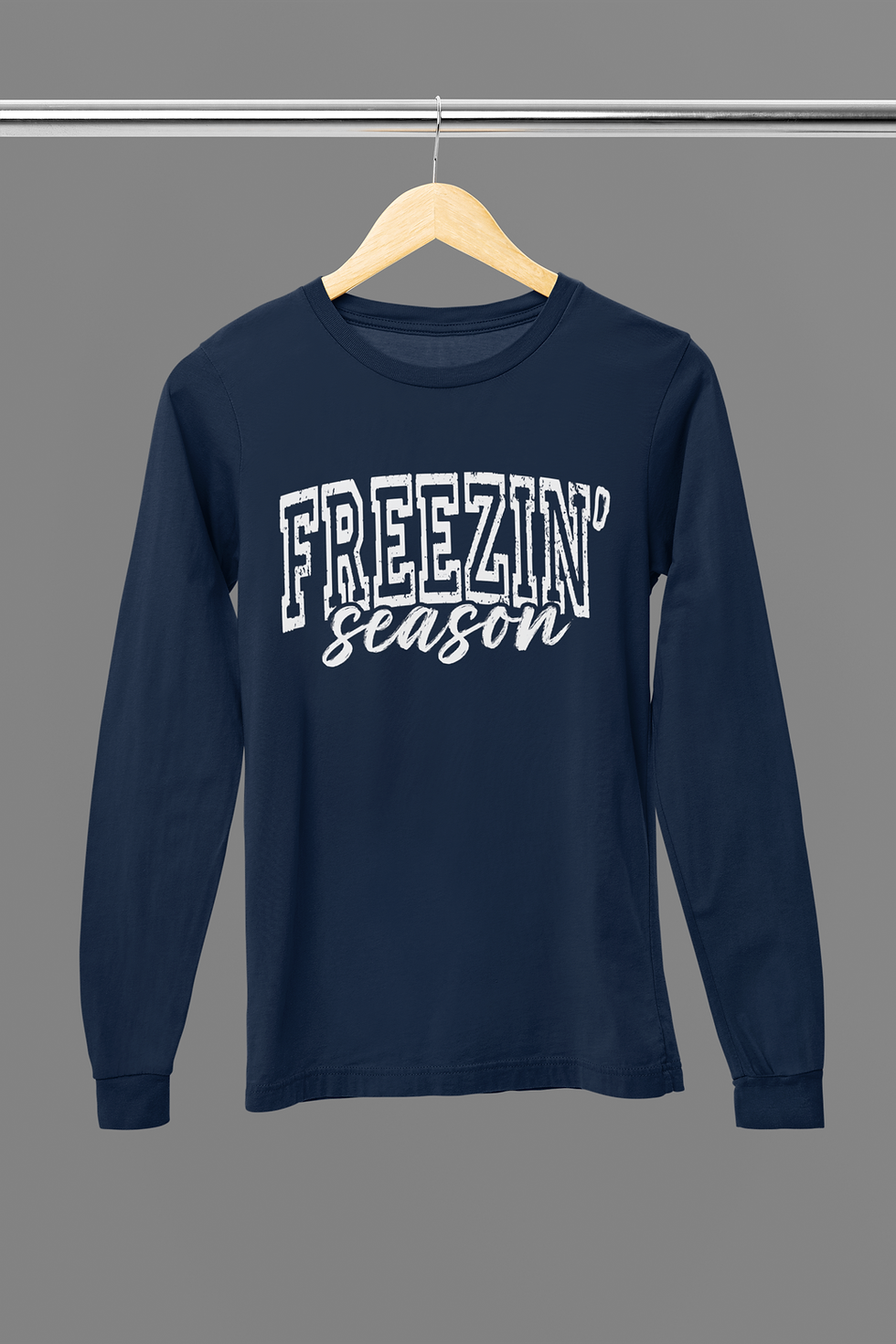 Thumbnail: Freezin' Season Long Sleeve Tshirt or Sweatshirt