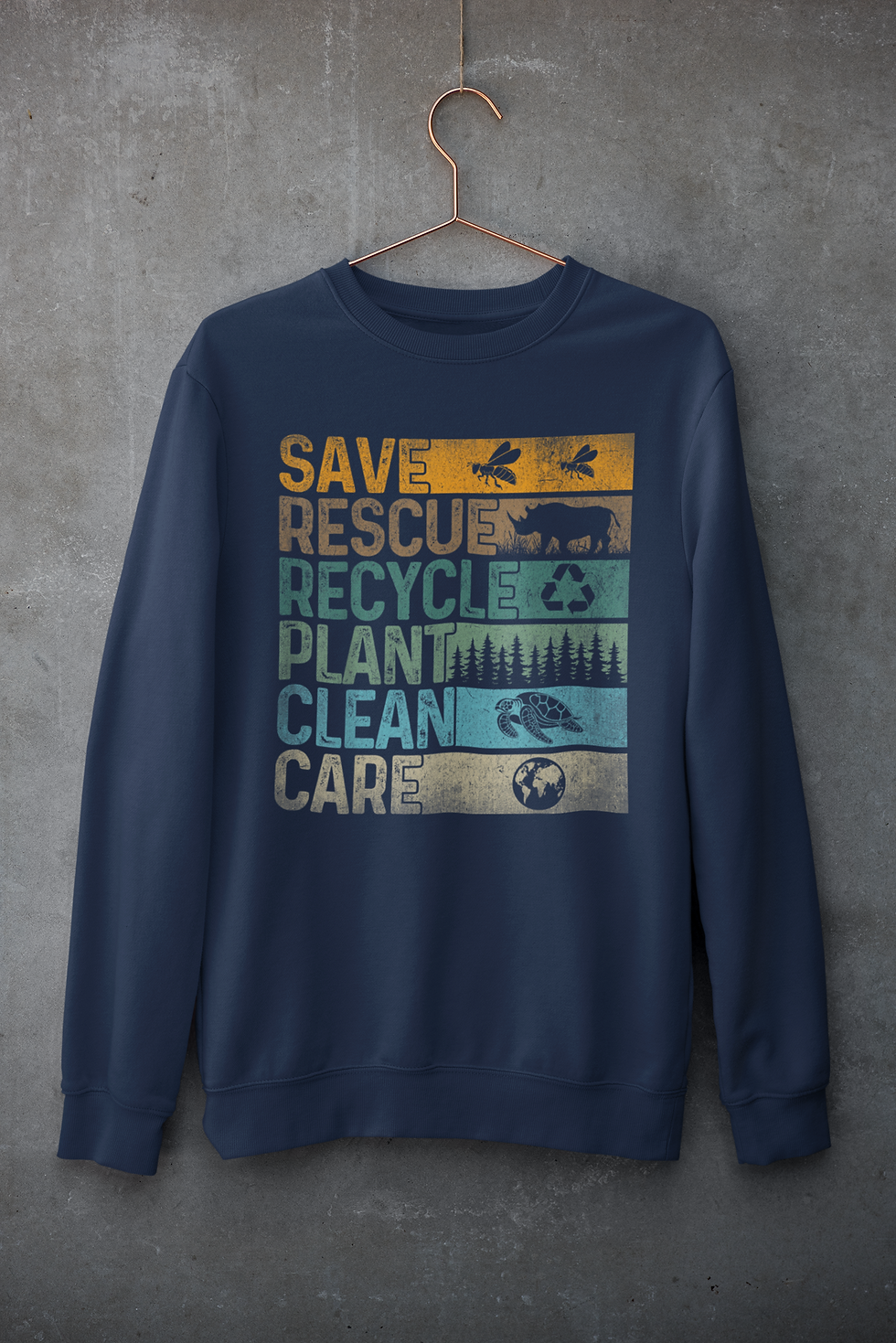Thumbnail: Save Rescue Recycle Tshirt or Sweatshirt