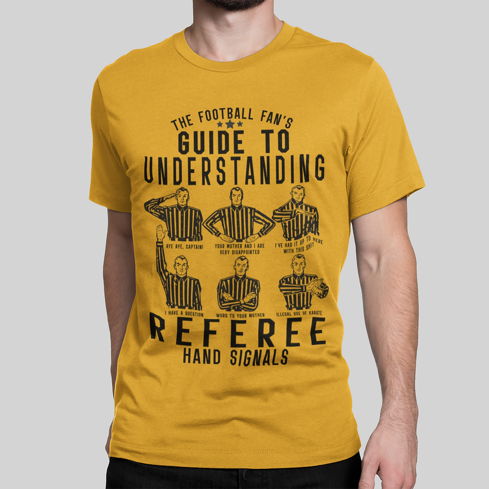 Thumbnail: Referee Hand Signals Tshirt Or Sweatshirt