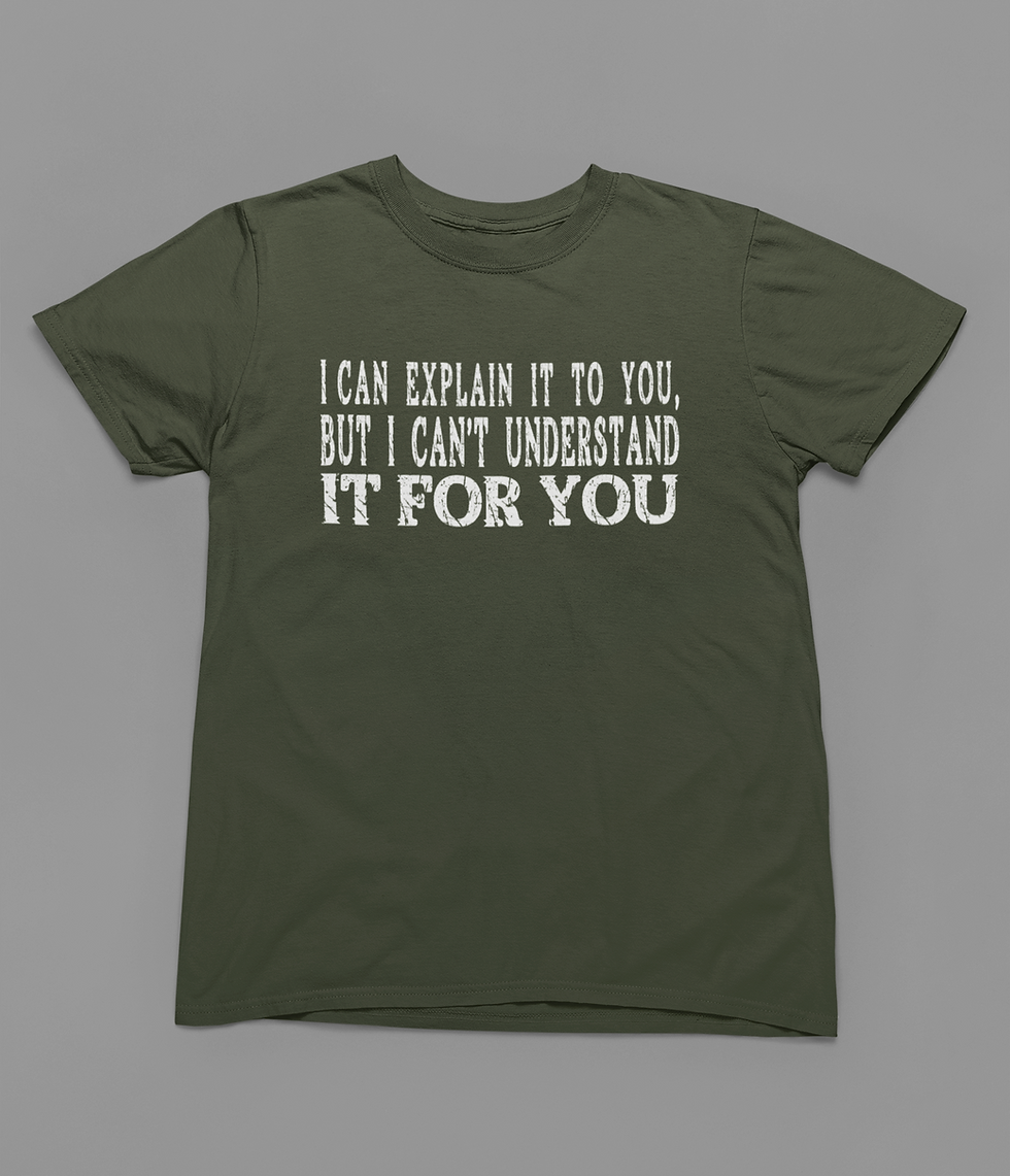 Thumbnail: I Cant Understand It For You Tshirt or Sweatshirt