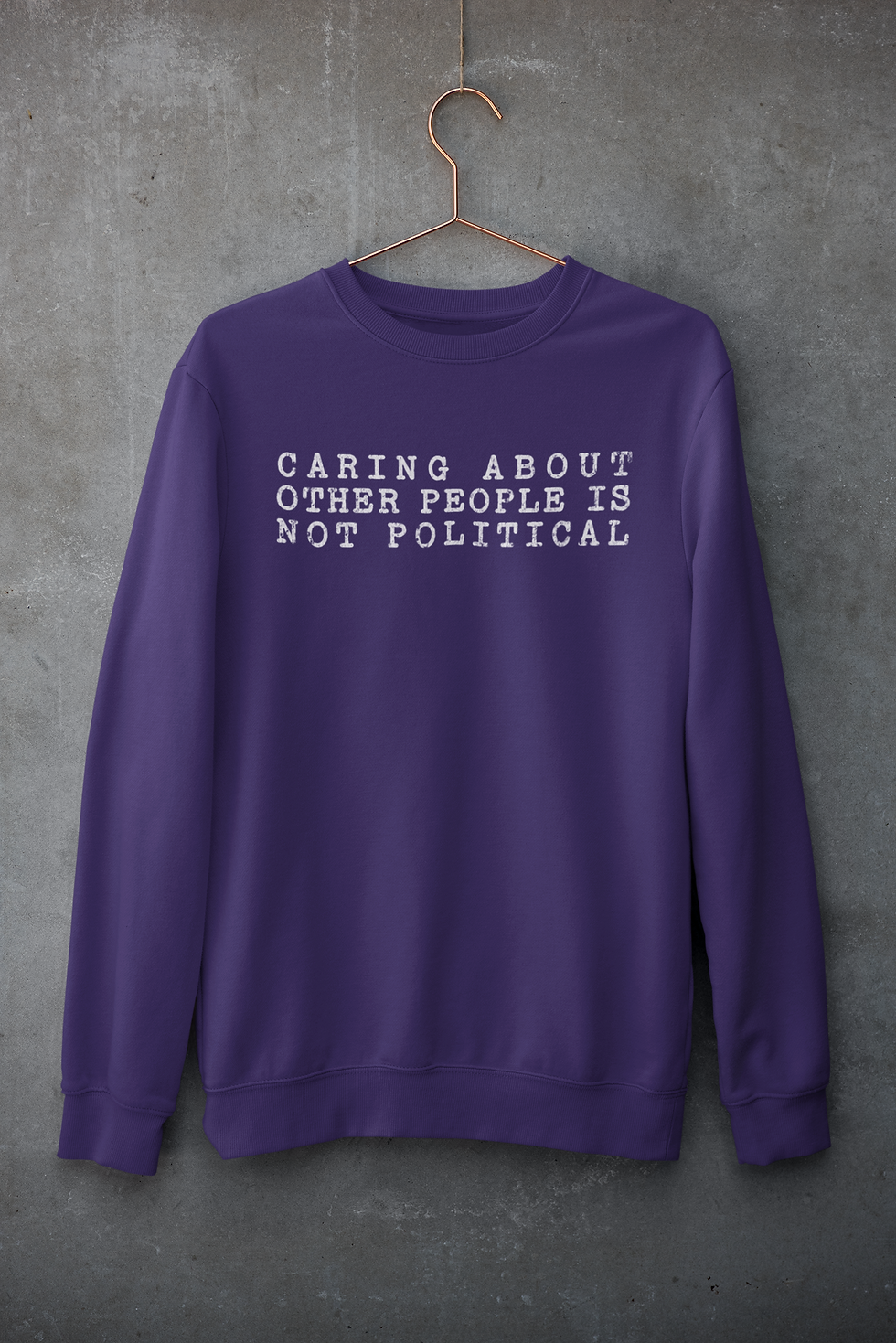 Thumbnail: Caring About Other People Is Not Political Tshirt or Sweatshirt