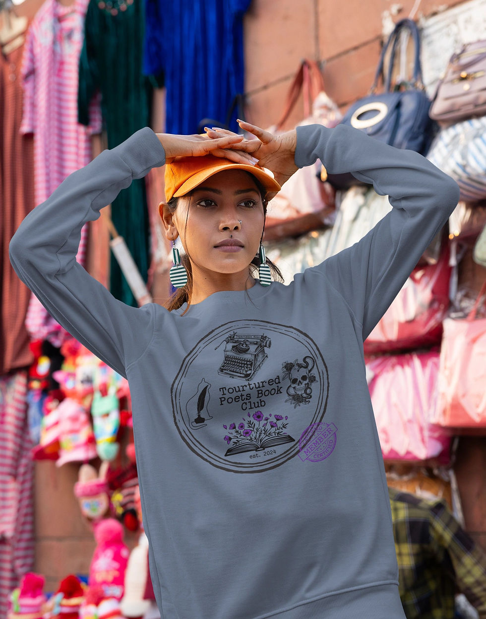 Thumbnail: Tortured Poets Book Club Sweatshirt