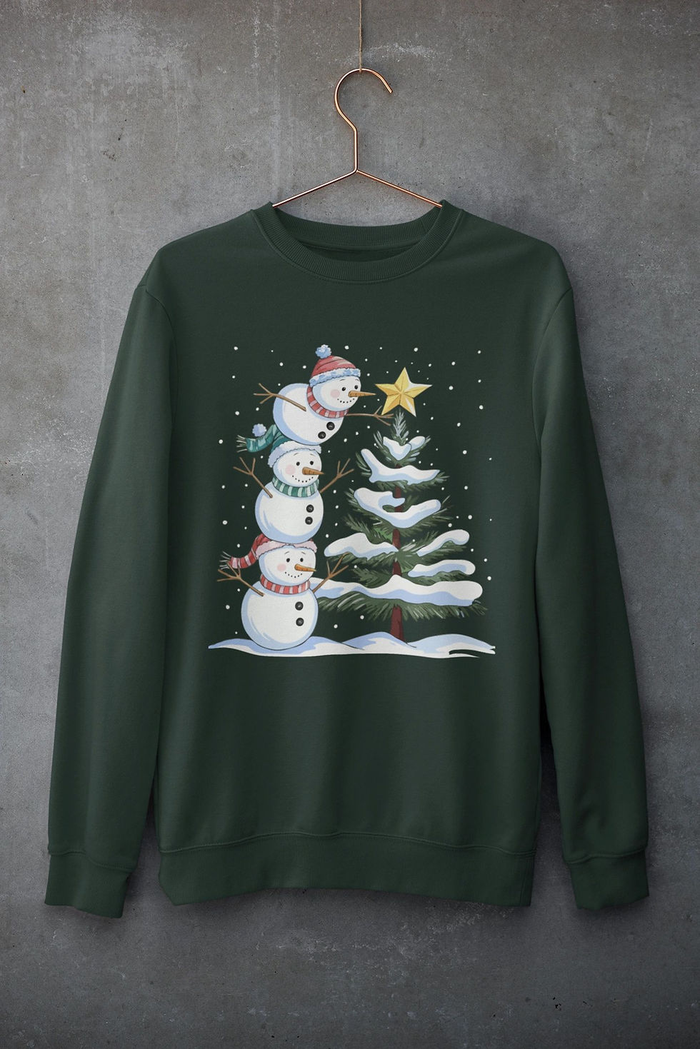 Thumbnail: The Snowmen and the Tree Sweatshirt