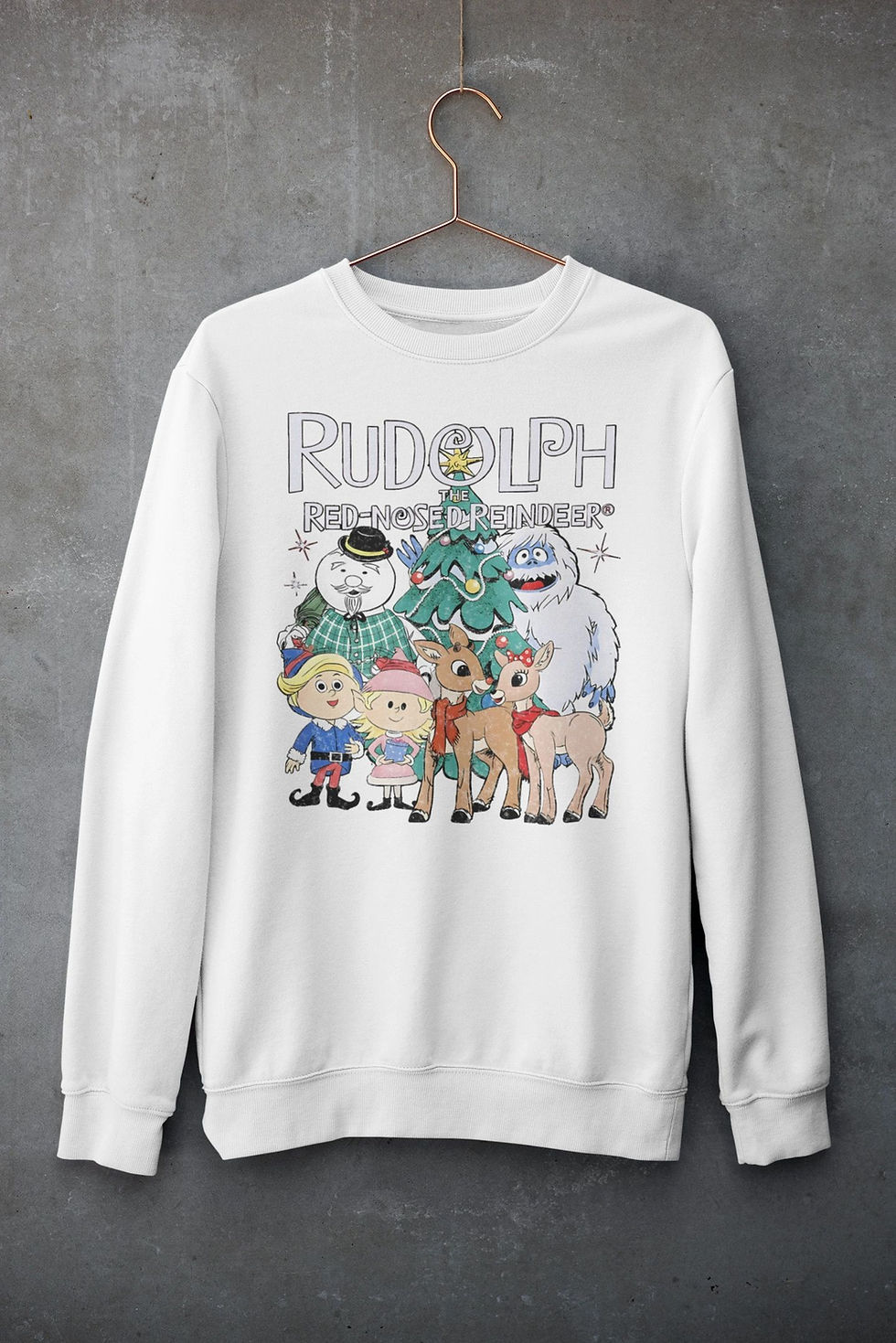 Thumbnail: Rudolph The Red Nosed Reindeer Sweatshirt
