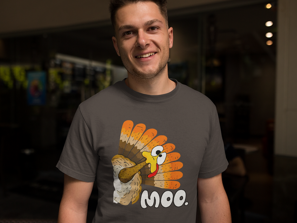 Thumbnail: Moo Turkey Tshirt or Sweatshirt
