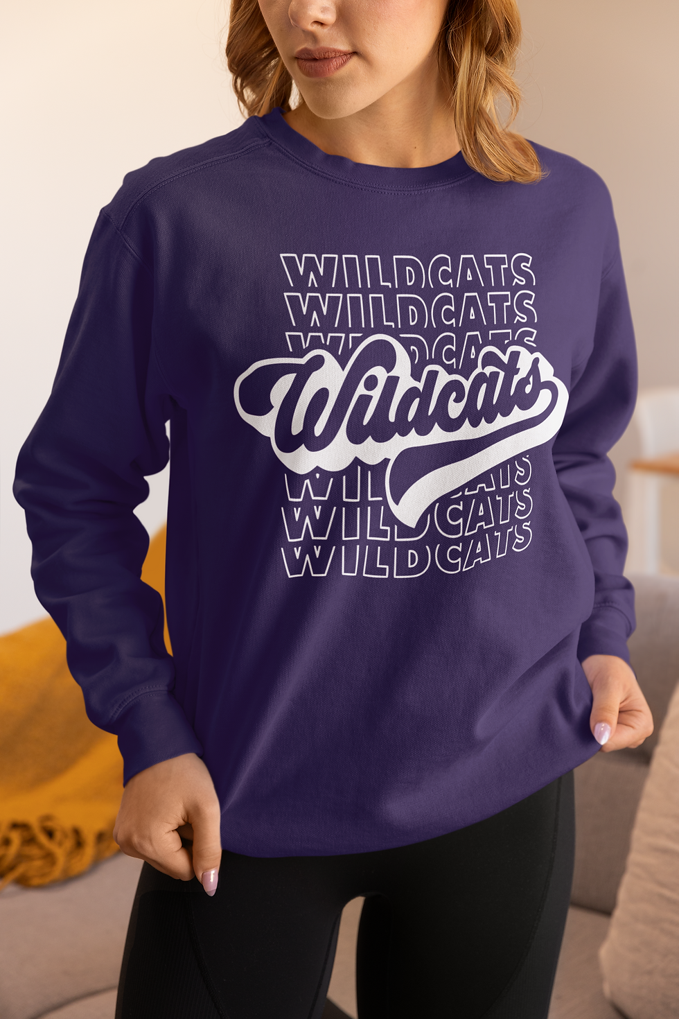 Thumbnail: Wildcats Echo Tshirt or Sweatshirt