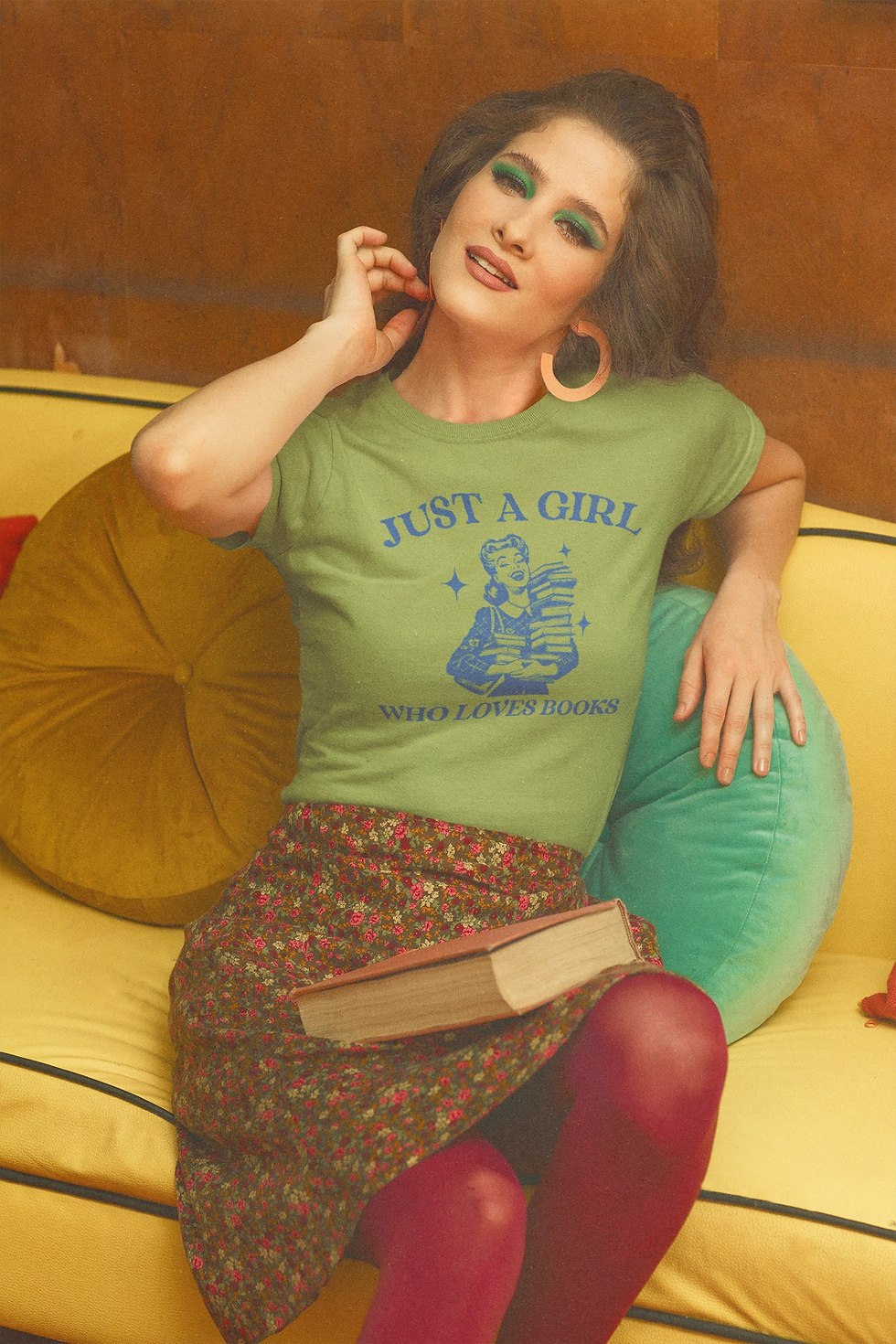 Thumbnail: Just A Girl Who Loves Books Tshirt