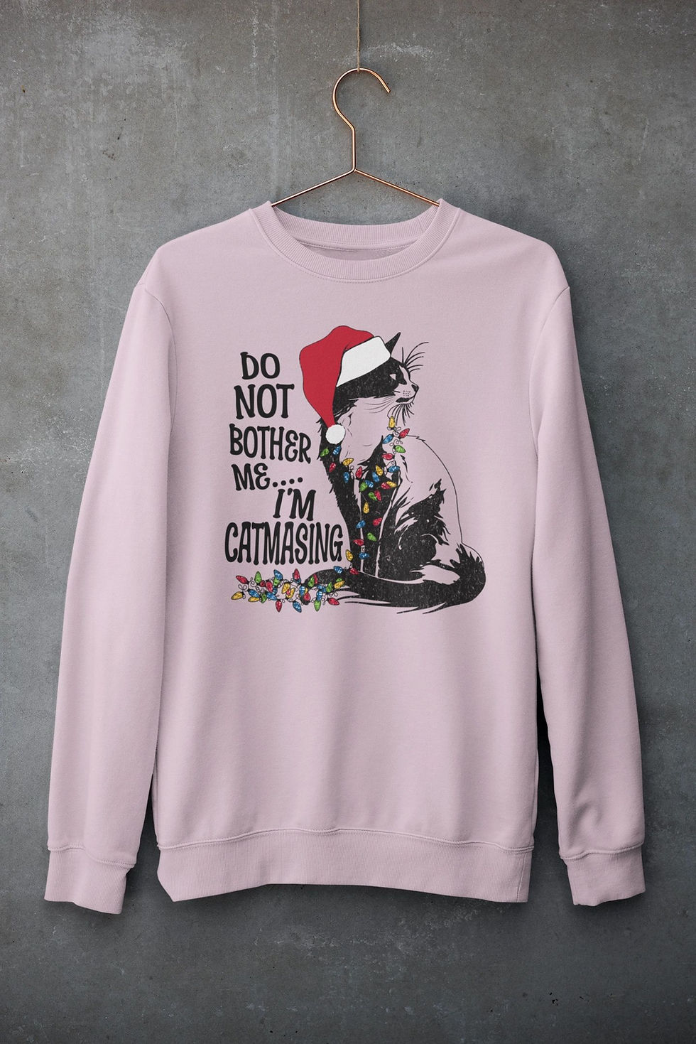 Thumbnail: Don't Bother Me I'm Catmasing Sweatshirt