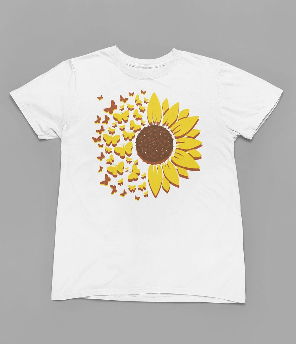 Thumbnail: Butterfly Sunflower Tshirt