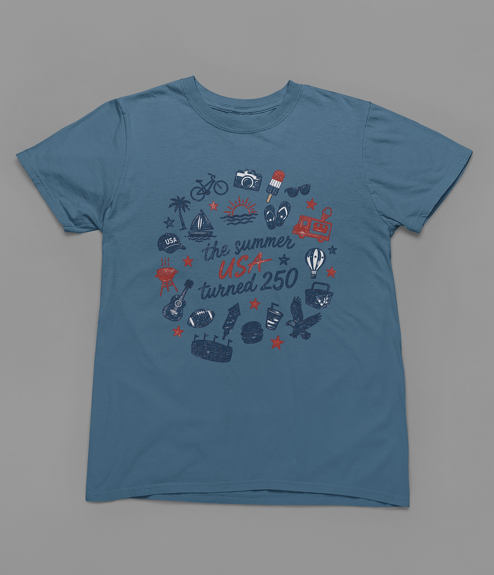 Thumbnail: The Summer USA Turned 250 Tshirt