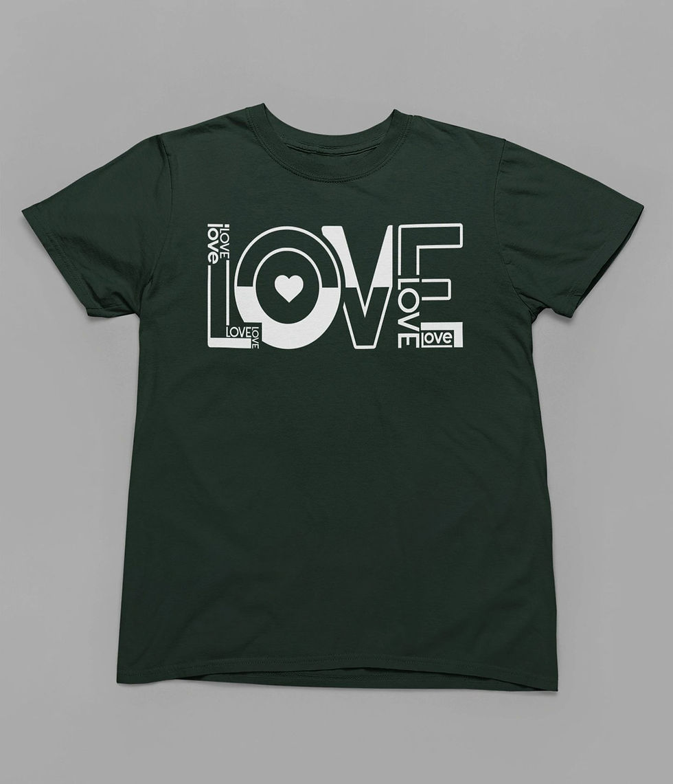 Thumbnail: Love Color Block Tshirt or Sweatshirt