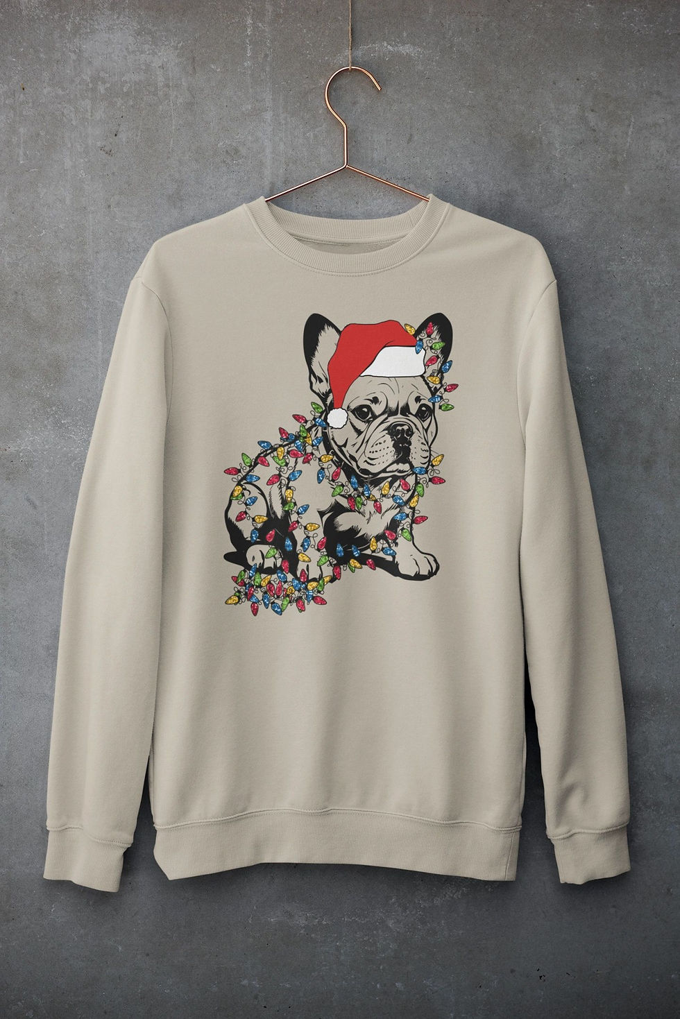 Thumbnail: Frenchie Christmas Sweatshirt